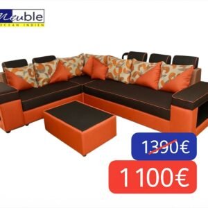 Corner Sofa – Sunset Orange Model